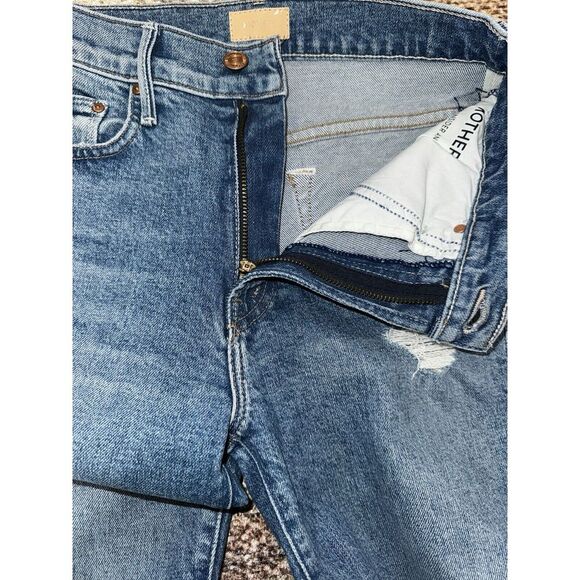 Mother The Insider Ankle Jeans in Bloom and Doom Denim Size 25 - Picture 6 of 10